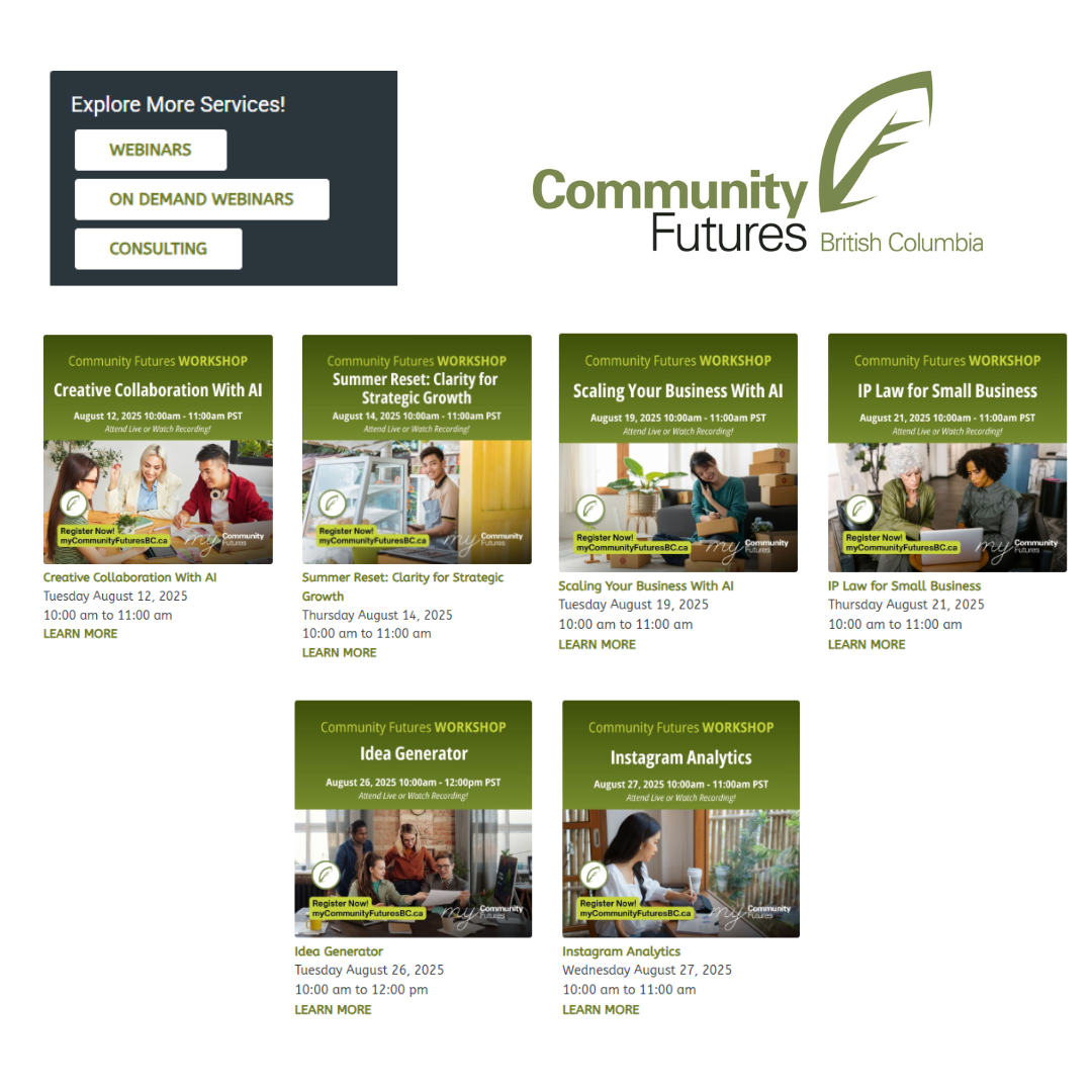 MyCF Webinars August