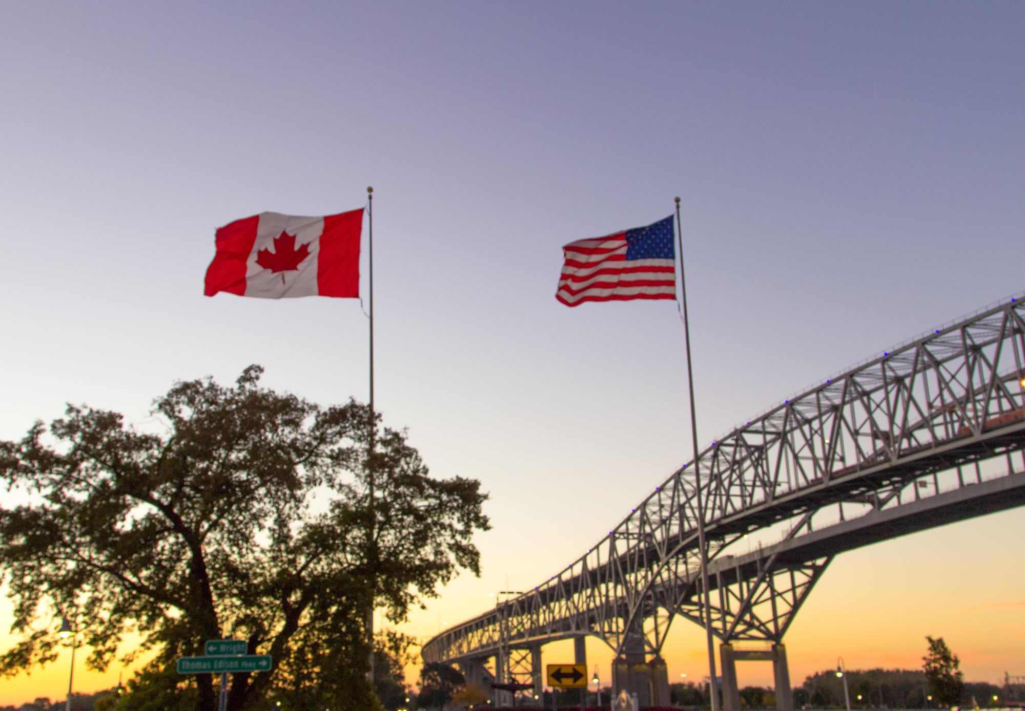 canada-us flag canada-us flag